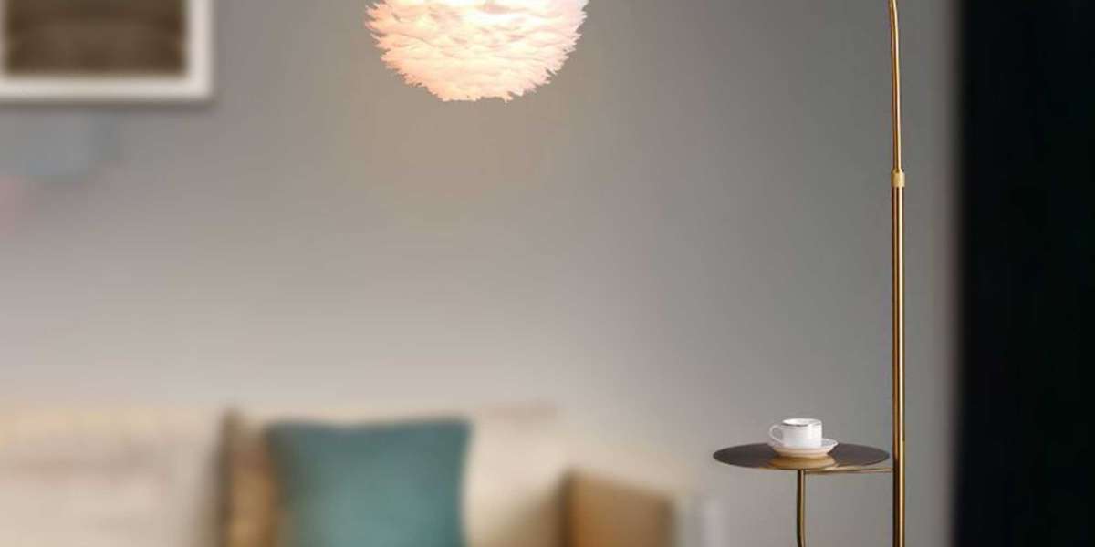 Illuminate Your Space with Elegance: The White Feather Lamp Unveiled